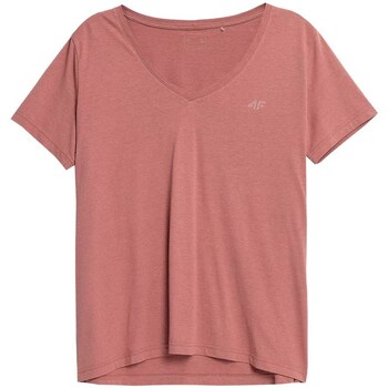 Clothing Women Short-sleeved t-shirts 4F SS23TTSHF342OSOSIOWY Pink