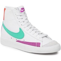 Shoes Women Hi top trainers Nike Blazer Mid 77 White, Green, Violet