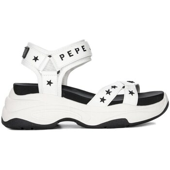 Shoes Women Sandals Pepe jeans PLS90567800 White