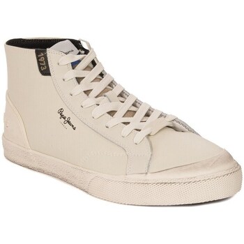 Shoes Men Mid boots Pepe jeans Kenton Vintage White Cream