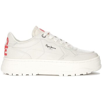 Shoes Women Low top trainers Pepe jeans Kore Love W White White