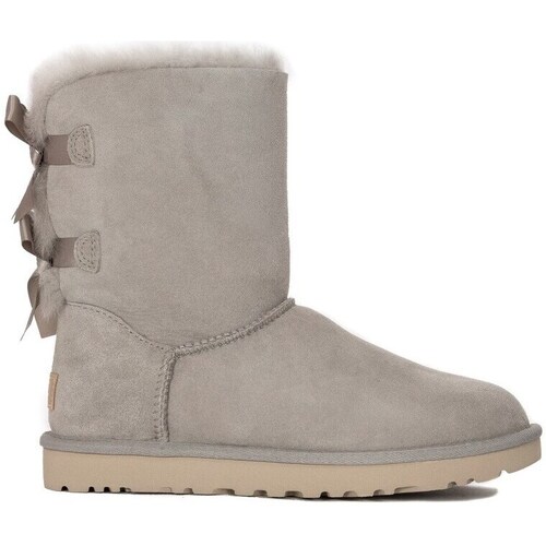 Shoes Women Ankle boots UGG Bailey Bow II Grey