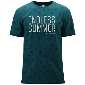 Clothing Men Short-sleeved t-shirts Monotox Endless Turquoise