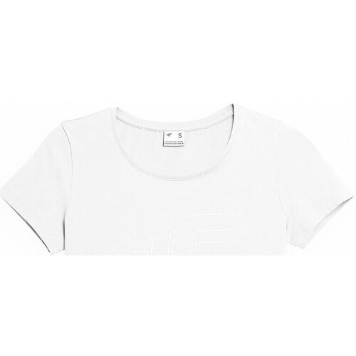 Clothing Men Short-sleeved t-shirts 4F SS23TTSHF58310S White