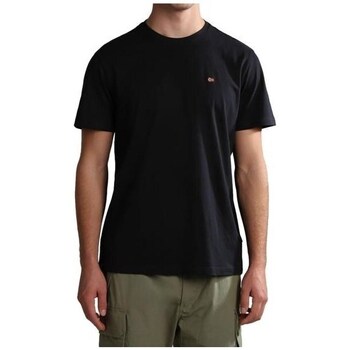 Clothing Men Short-sleeved t-shirts Napapijri Salis Black