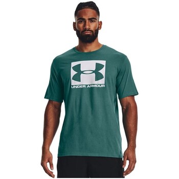 Clothing Men Short-sleeved t-shirts Under Armour Boxed Sportstyle SS Green