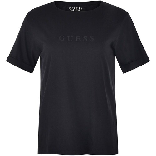 Clothing Women Short-sleeved t-shirts Guess Q2GII3KB6N1BLK Black