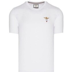 Clothing Men Short-sleeved t-shirts Aeronautica Militare TS1580J372730 White