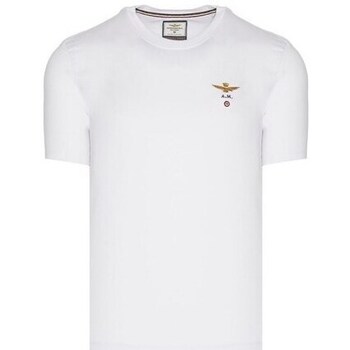 Clothing Men Short-sleeved t-shirts Aeronautica Militare TS1580J372730 White