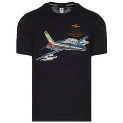 Clothing Men Short-sleeved t-shirts Aeronautica Militare TS2080J53808347 Marine