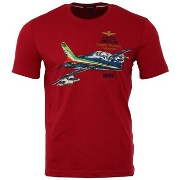 Clothing Men Short-sleeved t-shirts Aeronautica Militare TS2080J53819299 Red