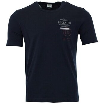 Clothing Men Short-sleeved t-shirts Aeronautica Militare TS2089J59408347 Marine