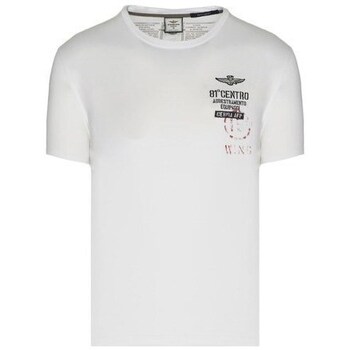 Clothing Men Short-sleeved t-shirts Aeronautica Militare TS2089J59473062 White