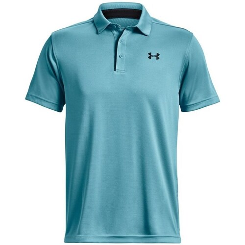 Clothing Men Short-sleeved t-shirts Under Armour Tech Polo Turquoise