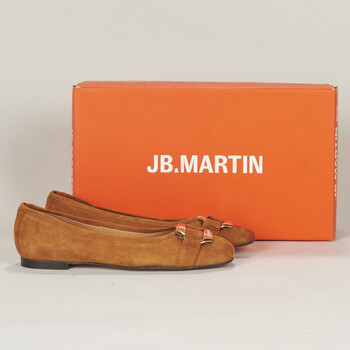 Shoes Women Flat shoes JB Martin VRAIE Goat / Velvet / Camel