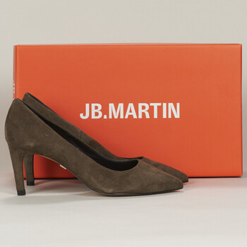 Shoes Women Heels JB Martin ELSA Goat / Velvet / Kaki