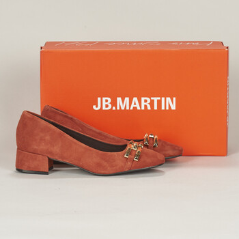 Shoes Women Heels JB Martin VACILLE Goat / Velvet / Ginger