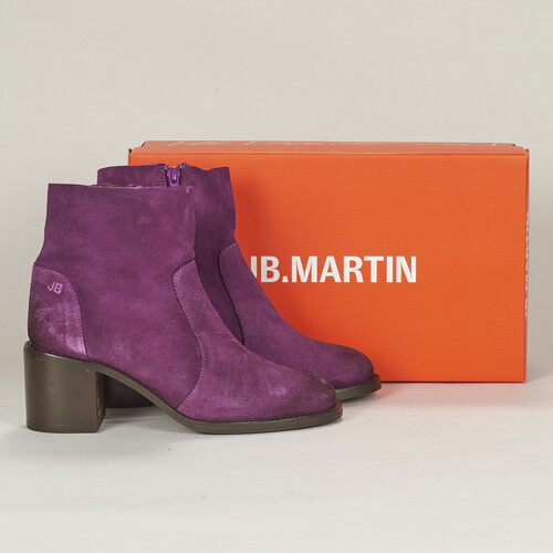 Shoes Women Ankle boots JB Martin BENITA Crust / Oiled / Purple