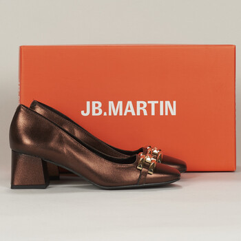 Shoes Women Heels JB Martin VOICE Goat / Metal / Brown