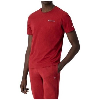Clothing Men Short-sleeved t-shirts Champion Crewneck Tshirt Red
