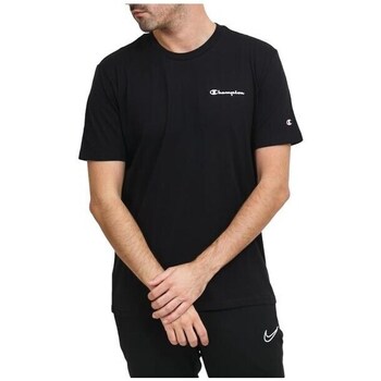Clothing Men Short-sleeved t-shirts Champion Crewneck Tshirt Black