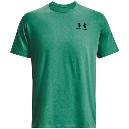 Clothing Men Short-sleeved t-shirts Under Armour Sportstyle Left Chest SS Green