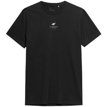 Clothing Men Short-sleeved t-shirts 4F SS23TTSHM36320S Black