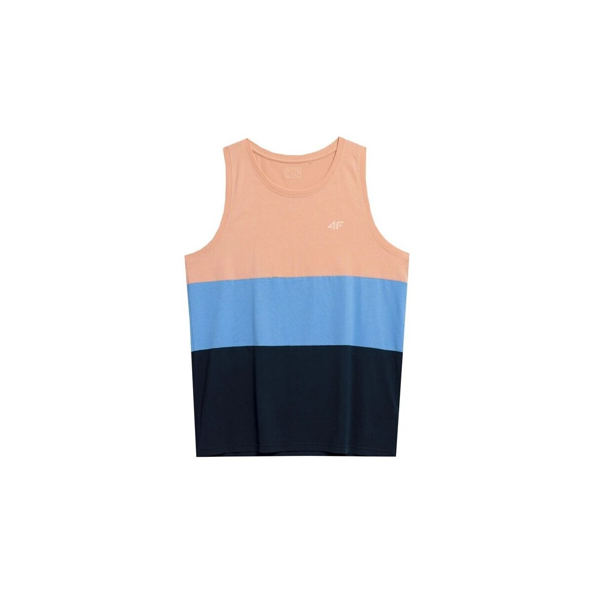 Clothing Men Short-sleeved t-shirts 4F SS23TTSHM352OSOSIOWY Black, Orange, Navy blue