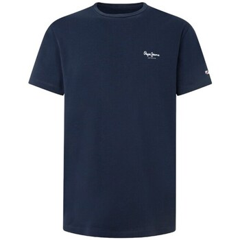 Clothing Men Short-sleeved t-shirts Pepe jeans PM508212595 Marine