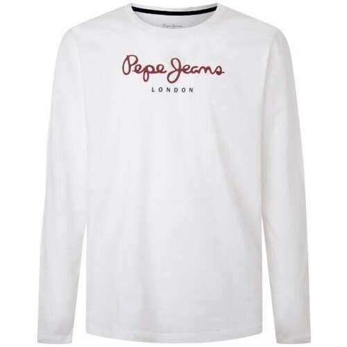 Clothing Men Short-sleeved t-shirts Pepe jeans PM508209800 White