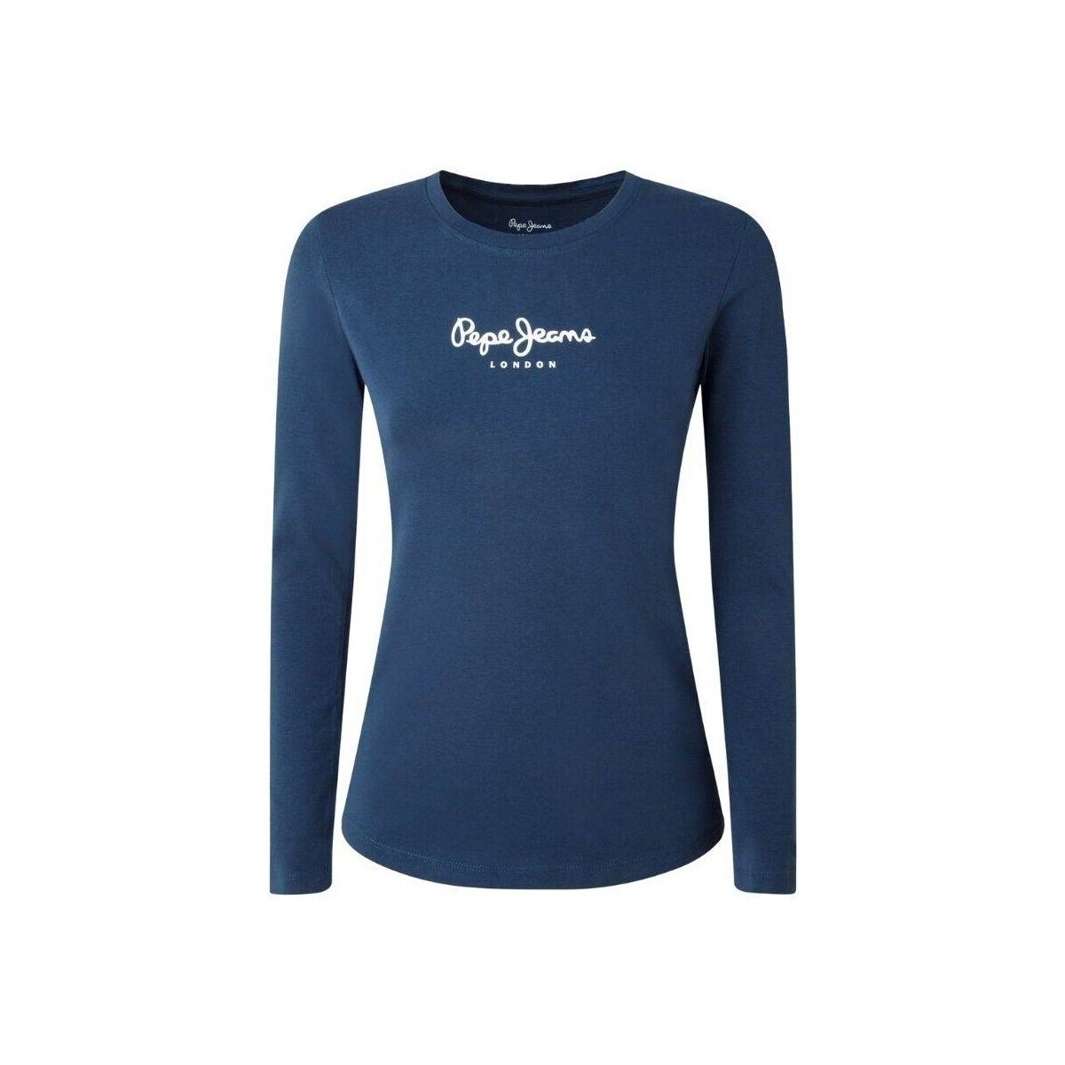 pepe jeans  pl505203595  women's t shirt in marine