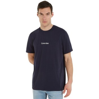 Clothing Men Short-sleeved t-shirts Calvin Klein Jeans 000NM2170ECHW Black