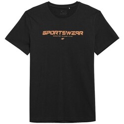 Clothing Men Short-sleeved t-shirts 4F SS23TTSHM364GBOKACZER Black