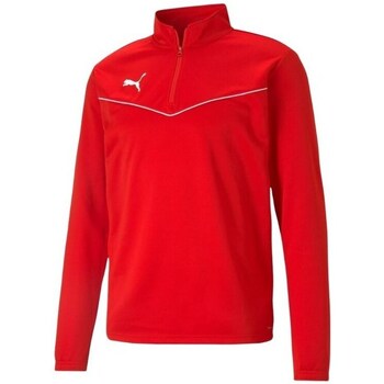 Clothing Boy Sweaters Puma JR Teamrise 14 Zip Top Red