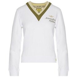 Clothing Women Sweaters Aeronautica Militare FE1788DP19273009 White