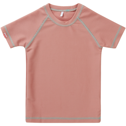 Clothing Children T-shirts & Polo shirts Grass & Air Recycled Swim-tee Pink