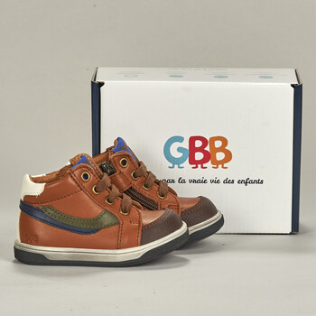 Shoes Boy Hi top trainers GBB  Brown