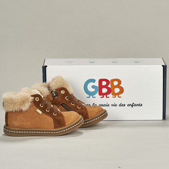 Shoes Girl Hi top trainers GBB  Brown
