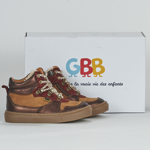 Shoes Girl Hi top trainers GBB  Brown