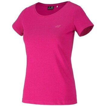 Clothing Women Short-sleeved t-shirts 4F SS23TTSHF580CIEMNYR Pink