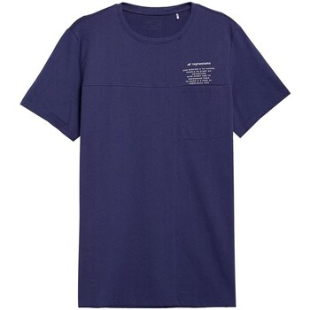 Clothing Men Short-sleeved t-shirts 4F SS23TTSHM299GRANAT Marine