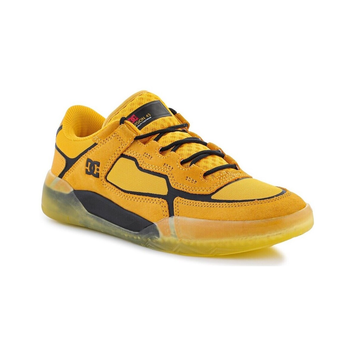 dc shoes  metric s  men's skate shoes (trainers) in yellow