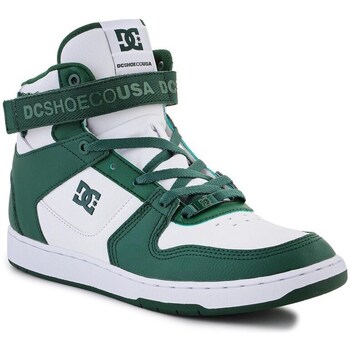 Shoes Men Hi top trainers DC Shoes Pensford Whitegreen Green, White