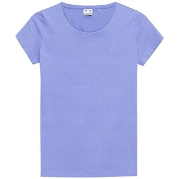 Clothing Women Short-sleeved t-shirts 4F SS23TTSHF580DENIM Purple