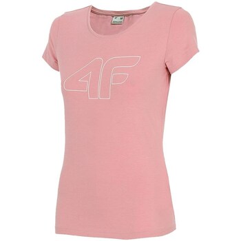 Clothing Women Short-sleeved t-shirts 4F SS23TTSHF583JASNYR Pink