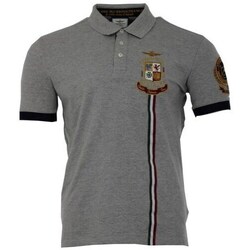 Clothing Men Short-sleeved t-shirts Aeronautica Militare PO1691P19117171 Grey