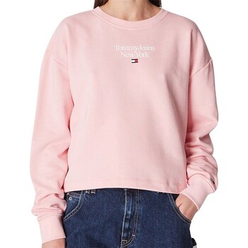 Clothing Women Sweaters Tommy Hilfiger Tommy Jeans Sweatshirt Pink