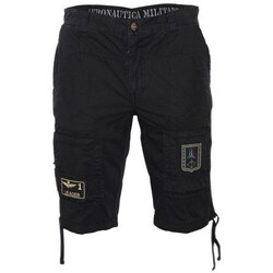 Clothing Men Cropped trousers Aeronautica Militare BE041CT11223430 Black
