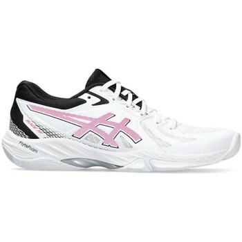 Shoes Women Indoor sports trainers Asics Gelblade FF Womens White Hot Pink White