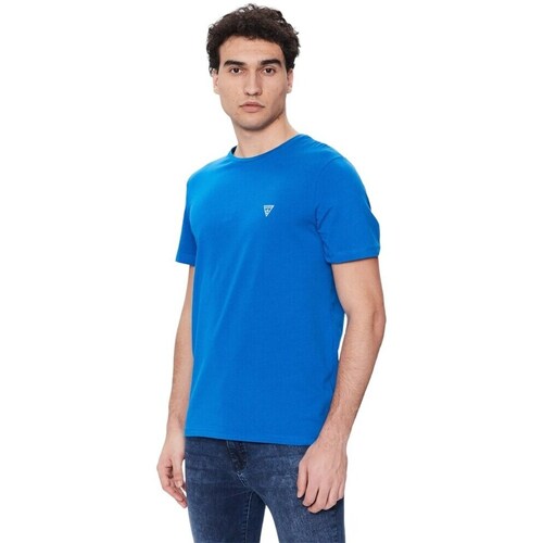 Clothing Men Short-sleeved t-shirts Guess U94M09K6YW1G76G Blue